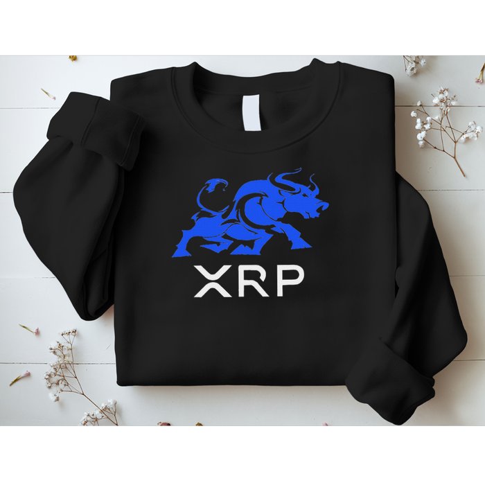 Ripple Xrp Bullrun To The Moon Cryptocurrency Coin Token Sweatshirt