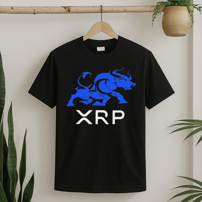 Ripple Xrp Bullrun To The Moon Cryptocurrency Coin Token T-Shirt