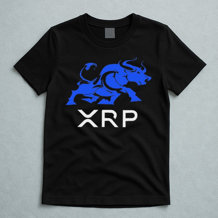 Ripple Xrp Bullrun To The Moon Cryptocurrency Coin Token T-Shirt