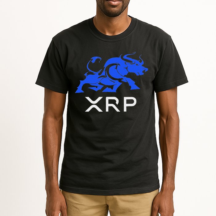 Ripple Xrp Bullrun To The Moon Cryptocurrency Coin Token Tall T-Shirt