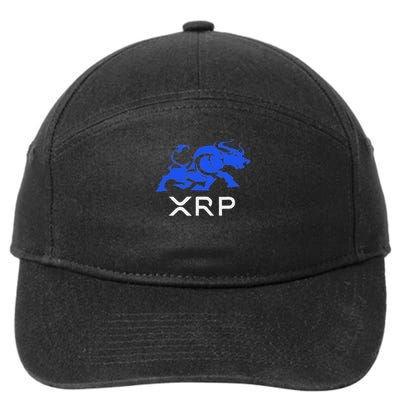 Ripple Xrp Bullrun To The Moon Cryptocurrency Coin Token 7-Panel Snapback Hat