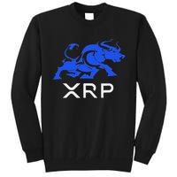 Ripple Xrp Bullrun To The Moon Cryptocurrency Coin Token Tall Sweatshirt