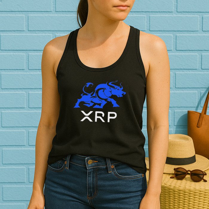 Ripple Xrp Bullrun To The Moon Cryptocurrency Coin Token Womens Tank Top