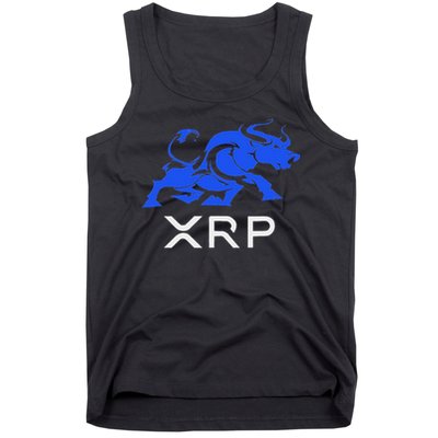 Ripple Xrp Bullrun To The Moon Cryptocurrency Coin Token Tank Top