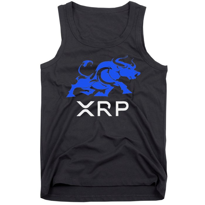 Ripple Xrp Bullrun To The Moon Cryptocurrency Coin Token Tank Top
