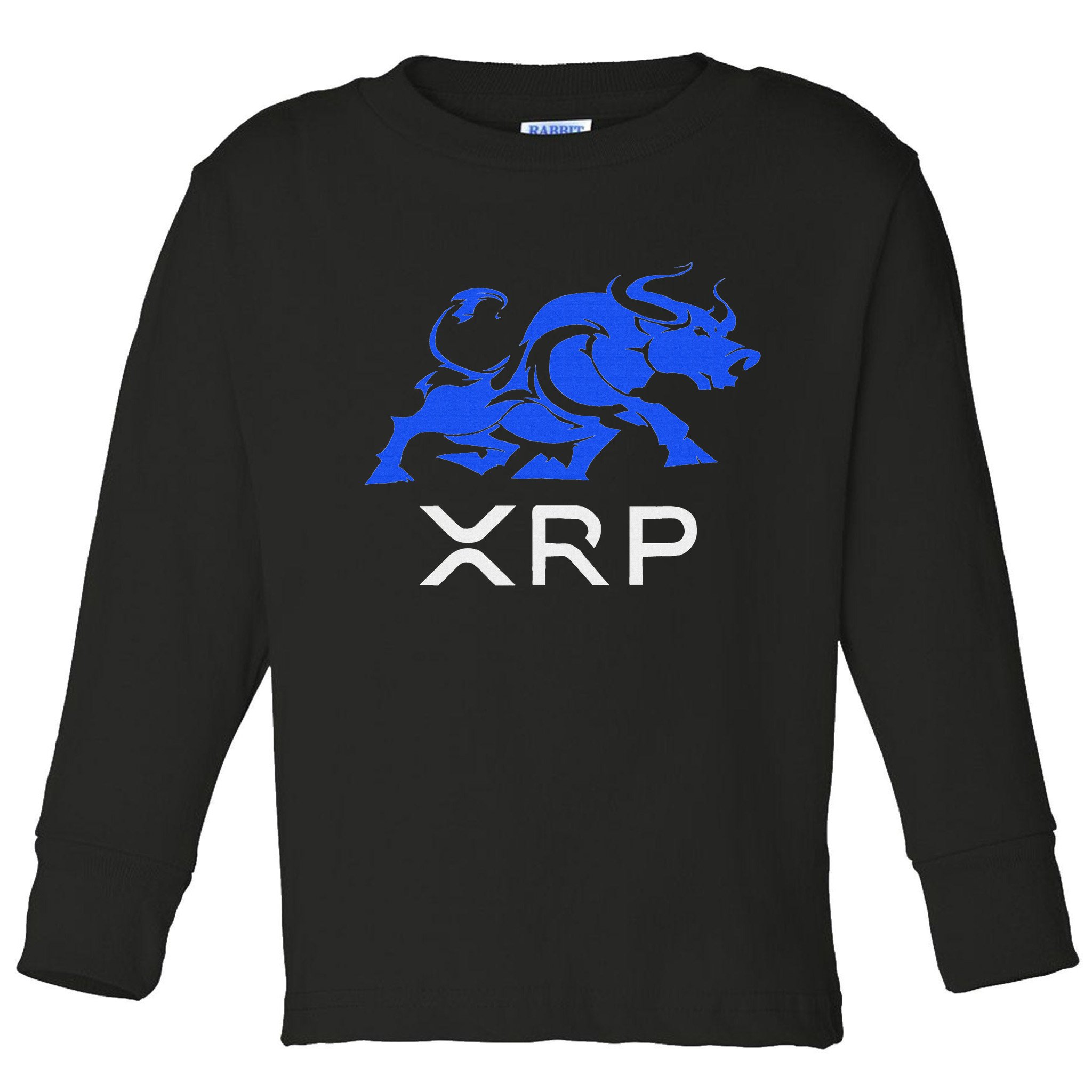 Ripple Xrp Bullrun To The Moon Cryptocurrency Coin Token Toddler Long Sleeve Shirt