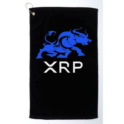 Ripple Xrp Bullrun To The Moon Cryptocurrency Coin Token Golf Towel