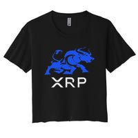 Ripple Xrp Bullrun To The Moon Cryptocurrency Coin Token Crop Top