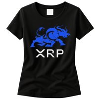 Ripple Xrp Bullrun To The Moon Cryptocurrency Coin Token Womens T-Shirt