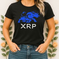 Ripple Xrp Bullrun To The Moon Cryptocurrency Coin Token Womens T-Shirt