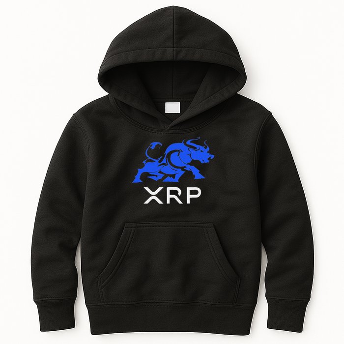 Ripple Xrp Bullrun To The Moon Cryptocurrency Coin Token Kids Hoodie