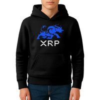 Ripple Xrp Bullrun To The Moon Cryptocurrency Coin Token Kids Hoodie