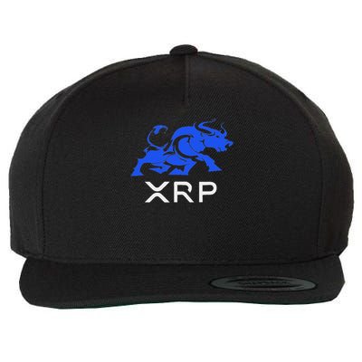 Ripple Xrp Bullrun To The Moon Cryptocurrency Coin Token Wool Snapback Cap