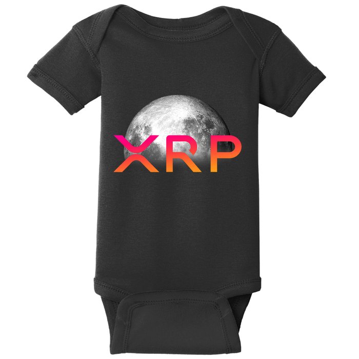 Ripple Xrp Coin Moon Xrp Army Crypto Cryptocurrency Xrp Baby Bodysuit