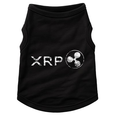 Ripple Xrp Crypto Token Blockchain Technology White Vintage Doggie Tank