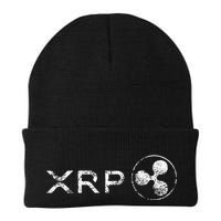 Ripple Xrp Crypto Token Blockchain Technology White Vintage Beanie