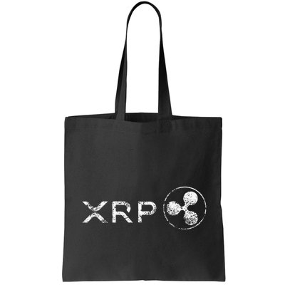 Ripple Xrp Crypto Token Blockchain Technology White Vintage Bag