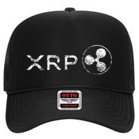 Ripple Xrp Crypto Token Blockchain Technology White Vintage Hat