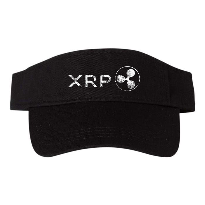 Ripple Xrp Crypto Token Blockchain Technology White Vintage Visor