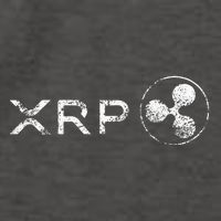 Ripple Xrp Crypto Token Blockchain Technology White Vintage Vector Backpack
