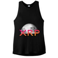 Ripple Xrp Coin Moon Xrp Army Crypto Cryptocurrency Ladies PosiCharge Tri-Blend Wicking Tank