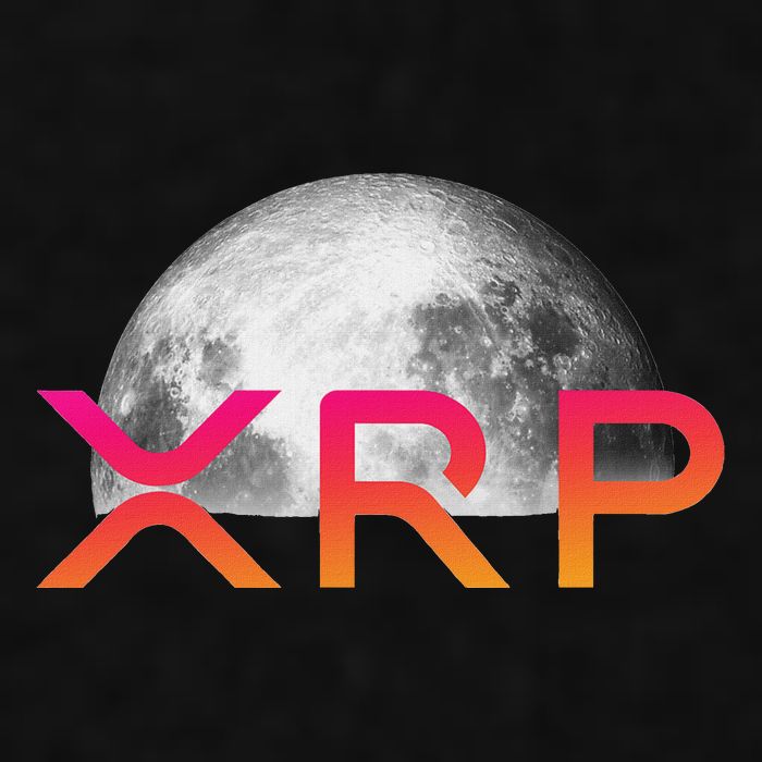 Ripple Xrp Coin Moon Xrp Army Crypto Cryptocurrency Ladies PosiCharge Tri-Blend Wicking Tank