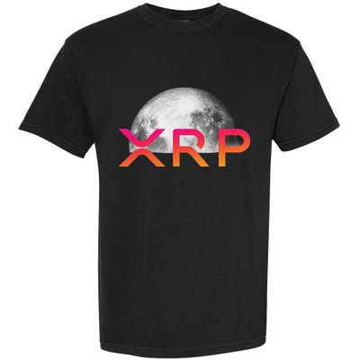 Ripple Xrp Coin Moon Xrp Army Crypto Cryptocurrency Garment-Dyed Heavyweight T-Shirt