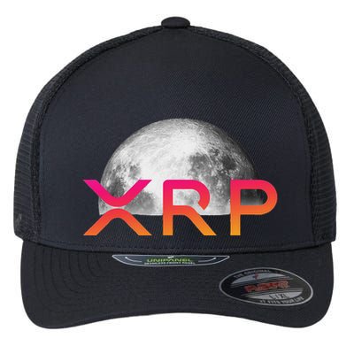 Ripple Xrp Coin Moon Xrp Army Crypto Cryptocurrency Flexfit Unipanel Trucker Cap