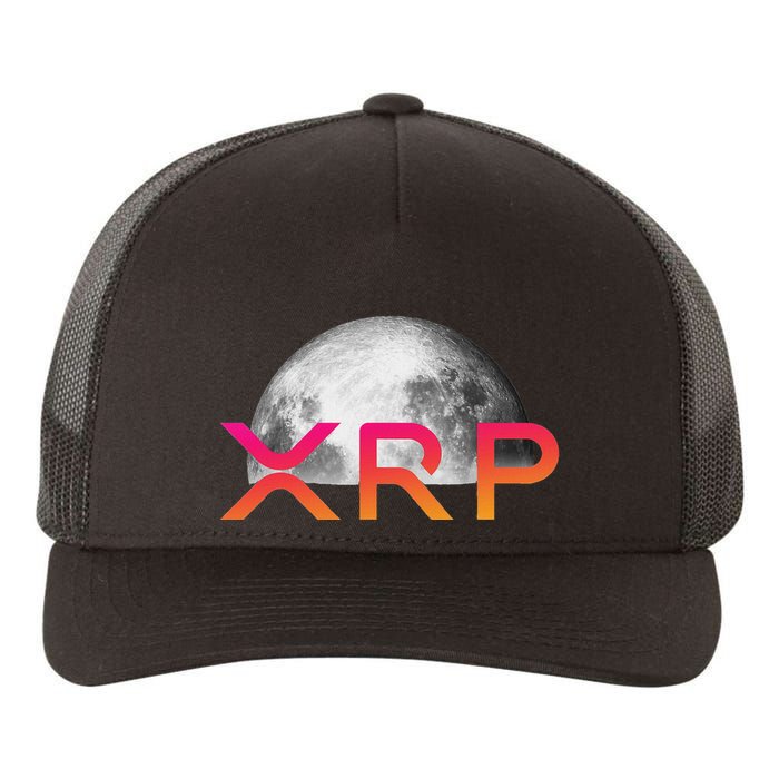 Ripple Xrp Coin Moon Xrp Army Crypto Cryptocurrency Yupoong Adult 5-Panel Trucker Hat