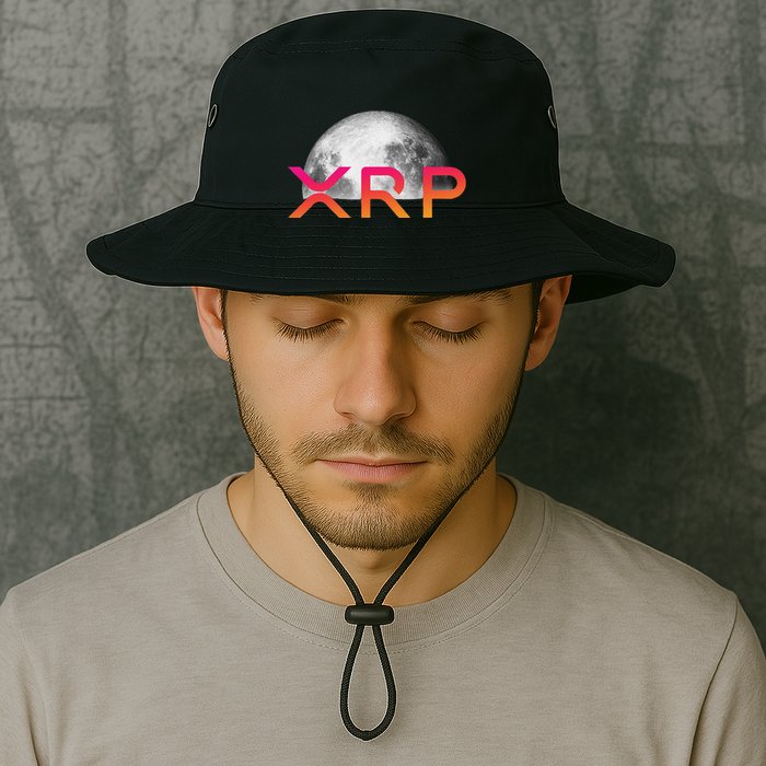 Ripple Xrp Coin Moon Xrp Army Crypto Cryptocurrency Bucket Hat