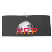 Ripple Xrp Coin Moon Xrp Army Crypto Cryptocurrency Large Microfiber Waffle Golf Towel