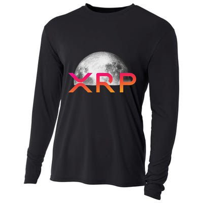 Ripple Xrp Coin Moon Xrp Army Crypto Cryptocurrency Cooling Performance Long Sleeve Crew