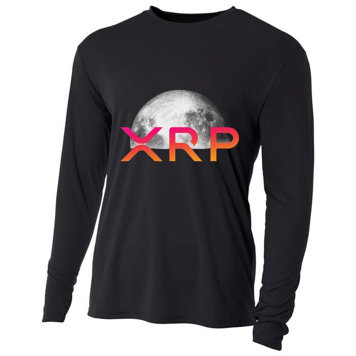 Ripple Xrp Coin Moon Xrp Army Crypto Cryptocurrency Cooling Performance Long Sleeve Crew