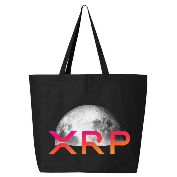 Ripple Xrp Coin Moon Xrp Army Crypto Cryptocurrency 25L Jumbo Tote