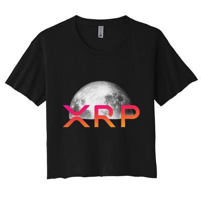Ripple Xrp Coin Moon Xrp Army Crypto Cryptocurrency Crop Top
