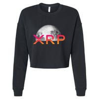 Ripple Xrp Coin Moon Xrp Army Crypto Cryptocurrency Cropped Pullover Crew