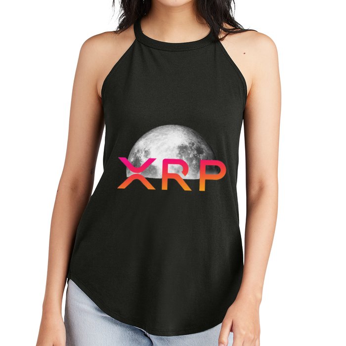 Ripple Xrp Coin Moon Xrp Army Crypto Cryptocurrency Women's Perfect Tri Rocker Tank