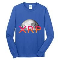 Ripple Xrp Coin Moon Xrp Army Crypto Cryptocurrency Tall Long Sleeve T-Shirt