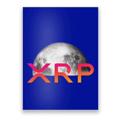 Ripple Xrp Coin Moon Xrp Army Crypto Cryptocurrency Poster