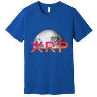 Ripple Xrp Coin Moon Xrp Army Crypto Cryptocurrency Premium T-Shirt