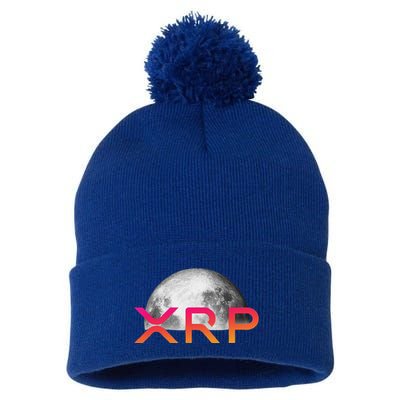 Ripple Xrp Coin Moon Xrp Army Crypto Cryptocurrency Pom Pom 12in Knit Beanie