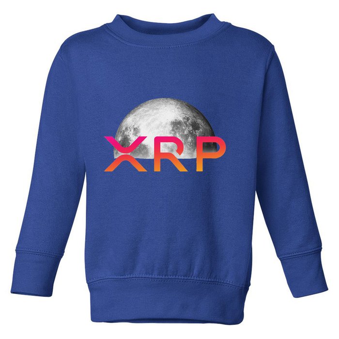 Ripple Xrp Coin Moon Xrp Army Crypto Cryptocurrency Toddler Sweatshirt