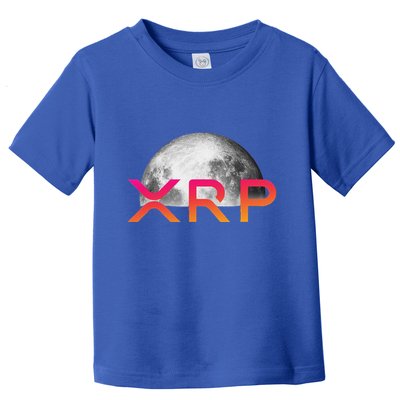 Ripple Xrp Coin Moon Xrp Army Crypto Cryptocurrency Toddler T-Shirt