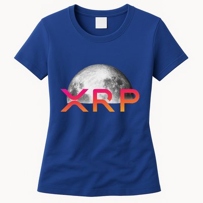 Ripple Xrp Coin Moon Xrp Army Crypto Cryptocurrency Women's T-Shirt