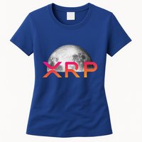 Ripple Xrp Coin Moon Xrp Army Crypto Cryptocurrency Womens T-Shirt