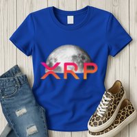 Ripple Xrp Coin Moon Xrp Army Crypto Cryptocurrency Womens T-Shirt