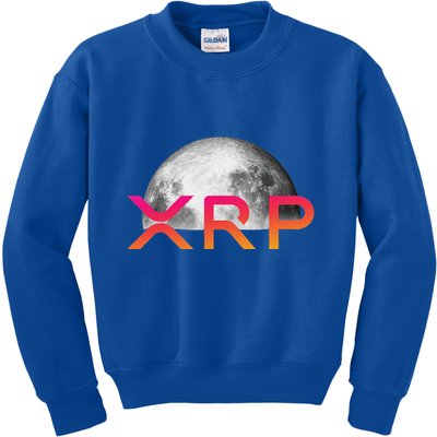 Ripple Xrp Coin Moon Xrp Army Crypto Cryptocurrency Kids Sweatshirt