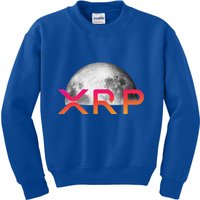 Ripple Xrp Coin Moon Xrp Army Crypto Cryptocurrency Kids Sweatshirt