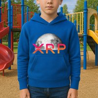 Ripple Xrp Coin Moon Xrp Army Crypto Cryptocurrency Kids Hoodie