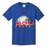 Ripple Xrp Coin Moon Xrp Army Crypto Cryptocurrency Kids T-Shirt